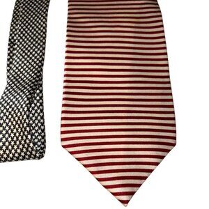 stonehenge red white blue Stars N Stripes patriotic silk mens tie